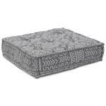 vidaXL Puf Modular Convertible pentru 2 Persoane, Gri Deschis, Textil vidaXL Puf Modular Convertible pentru 2 Persoane, Gri Deschis, Textil