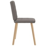 vidaXL Scaune de sufragerie, 4 buc., gri taupe, material textil vidaXL Scaune de sufragerie, 4 buc., gri taupe, material textil