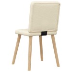 vidaXL Scaune de bucătărie, 4 buc., material textil