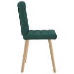 vidaXL Scaune de sufragerie 4 buc Tesatura verde inchis vidaXL Scaune de sufragerie 4 buc Tesatura verde inchis
