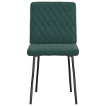 vidaXL Scaune de bucătărie, 4 buc., verde închis, catifea vidaXL Scaune de bucătărie, 4 buc., verde închis, catifea