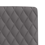 vidaXL Scaune de sufragerie, 4 buc. gri, piele ecologică vidaXL Scaune de sufragerie, 4 buc. gri, piele ecologică
