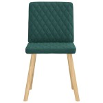 vidaXL Scaune de sufragerie 4 buc Tesatura verde inchis vidaXL Scaune de sufragerie 4 buc Tesatura verde inchis
