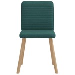vidaXL Scaune de sufragerie 4 buc Tesatura verde inchis vidaXL Scaune de sufragerie 4 buc Tesatura verde inchis