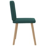 vidaXL Scaune de sufragerie 4 buc Tesatura verde inchis vidaXL Scaune de sufragerie 4 buc Tesatura verde inchis