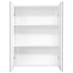 vidaXL Dulap de baie cu oglindă, alb strălucitor, 60x15x75 cm, MDF vidaXL Dulap de baie cu oglindă, alb strălucitor, 60x15x75 cm, MDF