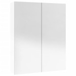 vidaXL Dulap de baie cu oglindă, alb strălucitor, 60x15x75 cm, MDF vidaXL Dulap de baie cu oglindă, alb strălucitor, 60x15x75 cm, MDF