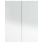 vidaXL Dulap de baie cu oglindă, alb strălucitor, 60x15x75 cm, MDF vidaXL Dulap de baie cu oglindă, alb strălucitor, 60x15x75 cm, MDF