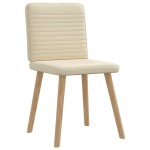 vidaXL Scaune de bucătărie, 4 buc., material textil
