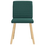 vidaXL Scaune de sufragerie 4 buc Tesatura verde inchis vidaXL Scaune de sufragerie 4 buc Tesatura verde inchis