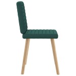 vidaXL Scaune de sufragerie 4 buc Tesatura verde inchis vidaXL Scaune de sufragerie 4 buc Tesatura verde inchis