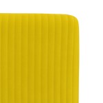 vidaXL Scaune de sufragerie, 4 buc., galben, catifea vidaXL Scaune de sufragerie, 4 buc., galben, catifea