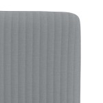 vidaXL Scaune de bucătărie pivotante, 4 buc., gri deschis, textil vidaXL Scaune de bucătărie pivotante, 4 buc., gri deschis, textil