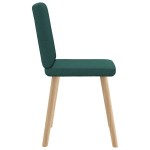 vidaXL Scaune de sufragerie 4 buc Tesatura verde inchis vidaXL Scaune de sufragerie 4 buc Tesatura verde inchis