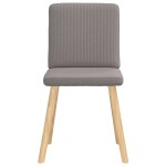 vidaXL Scaune de sufragerie, 4 buc., gri taupe, material textil vidaXL Scaune de sufragerie, 4 buc., gri taupe, material textil