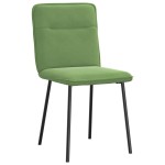vidaXL Scaune de bucătărie, 4 buc., verde deschis, catifea vidaXL Scaune de bucătărie, 4 buc., verde deschis, catifea