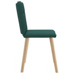 vidaXL Scaune de sufragerie 4 buc Tesatura verde inchis vidaXL Scaune de sufragerie 4 buc Tesatura verde inchis