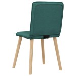 vidaXL Scaune de sufragerie 4 buc Tesatura verde inchis vidaXL Scaune de sufragerie 4 buc Tesatura verde inchis
