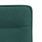 vidaXL Scaune de sufragerie 4 buc Tesatura verde inchis vidaXL Scaune de sufragerie 4 buc Tesatura verde inchis
