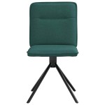 vidaXL Scaune de sufragerie 4 buc Tesatura verde inchis vidaXL Scaune de sufragerie 4 buc Tesatura verde inchis