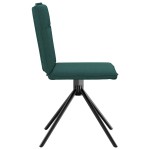 vidaXL Scaune de sufragerie 4 buc Tesatura verde inchis vidaXL Scaune de sufragerie 4 buc Tesatura verde inchis