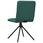 vidaXL Scaune de sufragerie 4 buc Tesatura verde inchis vidaXL Scaune de sufragerie 4 buc Tesatura verde inchis
