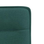 vidaXL Scaune de sufragerie 4 buc Tesatura verde inchis vidaXL Scaune de sufragerie 4 buc Tesatura verde inchis