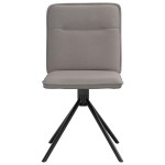 vidaXL Scaune de sufragerie, 4 buc., gri taupe, material textil vidaXL Scaune de sufragerie, 4 buc., gri taupe, material textil