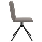 vidaXL Scaune de sufragerie, 4 buc., gri taupe, material textil vidaXL Scaune de sufragerie, 4 buc., gri taupe, material textil
