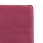 vidaXL Scaune de bucătărie, 4 buc., roșu vin, catifea vidaXL Scaune de bucătărie, 4 buc., roșu vin, catifea