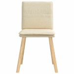 vidaXL Scaune de bucătărie, 4 buc., material textil