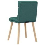 vidaXL Scaune de sufragerie 4 buc Tesatura verde inchis vidaXL Scaune de sufragerie 4 buc Tesatura verde inchis