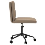 vidaXL Scaune de bucătărie, 2 buc., cappuccino, piele ecologică vidaXL Scaune de bucătărie, 2 buc., cappuccino, piele ecologică