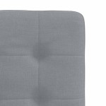 vidaXL Scaune de sufragerie, 6 buc., gri deschis, material textil