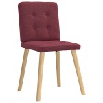 vidaXL Scaune de bucătărie pivotante, 6 buc., roșu vin, textil vidaXL Scaune de bucătărie pivotante, 6 buc., roșu vin, textil