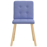 vidaXL Scaune de sufragerie 6 buc țesătură Jeans Blue vidaXL Scaune de sufragerie 6 buc țesătură Jeans Blue