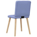 vidaXL Scaune de sufragerie 6 buc țesătură Jeans Blue vidaXL Scaune de sufragerie 6 buc țesătură Jeans Blue