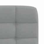 vidaXL Scaune de sufragerie, 6 buc., gri deschis, material textil