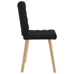 vidaXL Scaune de sufragerie 6 buc. negru material textil vidaXL Scaune de sufragerie 6 buc. negru material textil