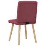 vidaXL Scaune de bucătărie pivotante, 6 buc., roșu vin, textil vidaXL Scaune de bucătărie pivotante, 6 buc., roșu vin, textil