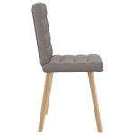 vidaXL Scaune de sufragerie, 6 buc., gri taupe, material textil