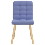 vidaXL Scaune de sufragerie 6 buc țesătură Jeans Blue vidaXL Scaune de sufragerie 6 buc țesătură Jeans Blue