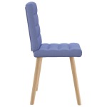 vidaXL Scaune de sufragerie 6 buc țesătură Jeans Blue vidaXL Scaune de sufragerie 6 buc țesătură Jeans Blue