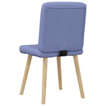 vidaXL Scaune de sufragerie 6 buc țesătură Jeans Blue vidaXL Scaune de sufragerie 6 buc țesătură Jeans Blue