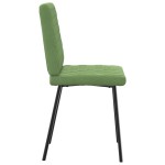 vidaXL Scaune de sufragerie, 6 buc, verde deschis, catifea