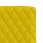 vidaXL Scaune de sufragerie, 6 buc, galben, catifea