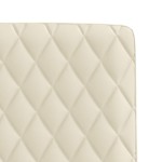 vidaXL Scaune sufragerie 6 buc., crem, piele ecologică