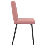 vidaXL Scaune de sufragerie 6 buc piele artificială roz vidaXL Scaune de sufragerie 6 buc piele artificială roz