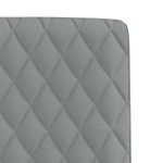 vidaXL Scaune de sufragerie, 6 buc., gri deschis, material textil