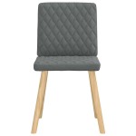 vidaXL Scaune de sufragerie, 6 buc., gri închis, material textil